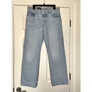 $99 Levis 501 90s Mid‎ Rise straight leg 30 x 30 NWT medium wash blue jeans